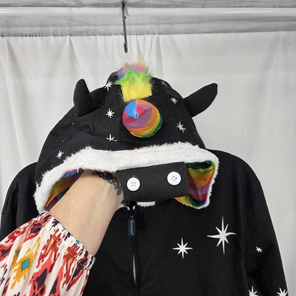 Tipsy Elves NWT Night Mare Unicorn Costume Men's Large ski costume Pajamas - Picture 13 of 15